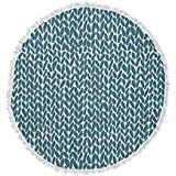 Kess InHouse Project M Bricks Round Beach Towel Blanket Kess InHouse Project M Bricks Round Beach Towel Blanket